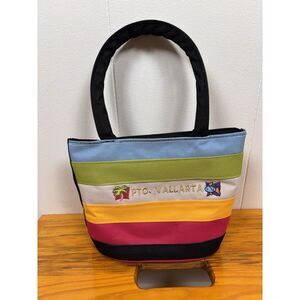 Kids PUERTO VALLARTA Colorful Beach Bag Tote Canvas